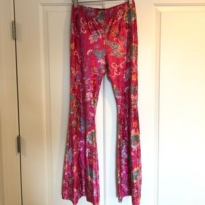 Free People Daytripper Velvet Flare Pants